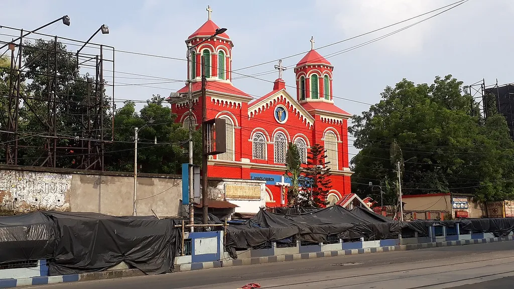 St John’s Catholic Church situated beside APC Road in Sealdah, Kolkata