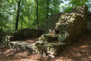 Riburg «Bürkli», part of the late Roman Rhine fortification and early medieval fortification