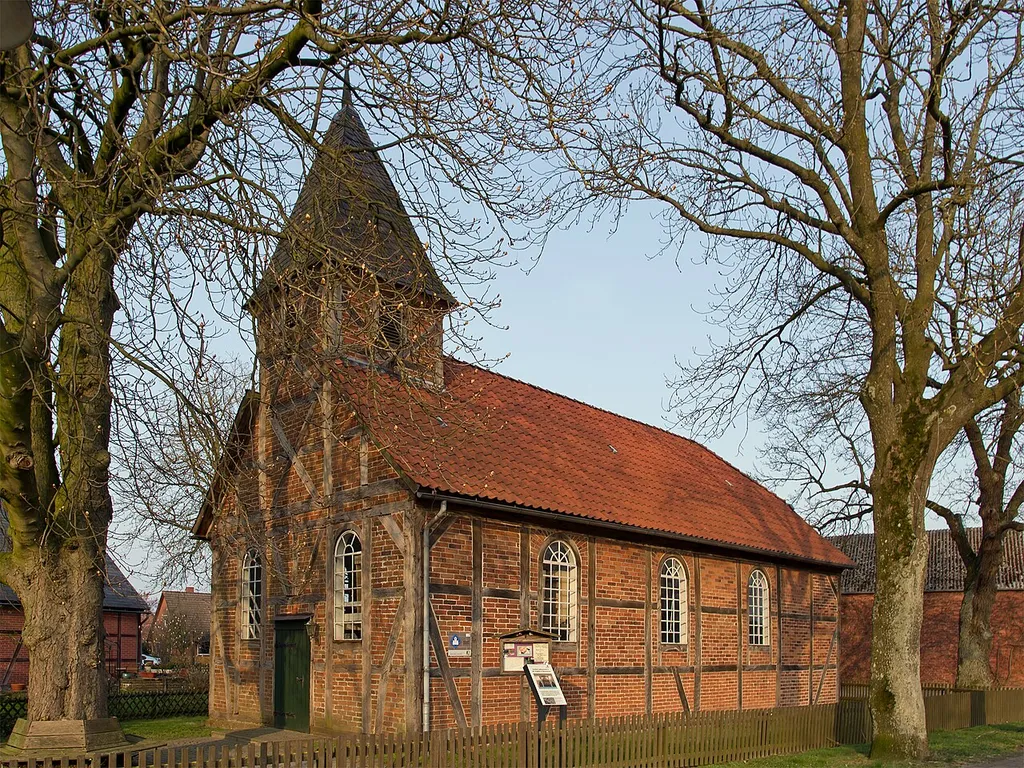 Chapel of the small village Meetschow (district Lüchow-Dannenberg, northern Germany).