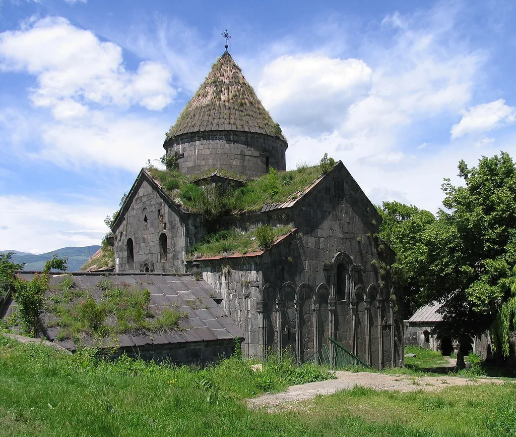 The 10th century Armenian monastery of Sanahin in Armenia.