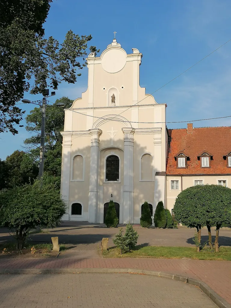 Kościół Matki Bożej przy Żłóbku w Kobylinie, Polska.