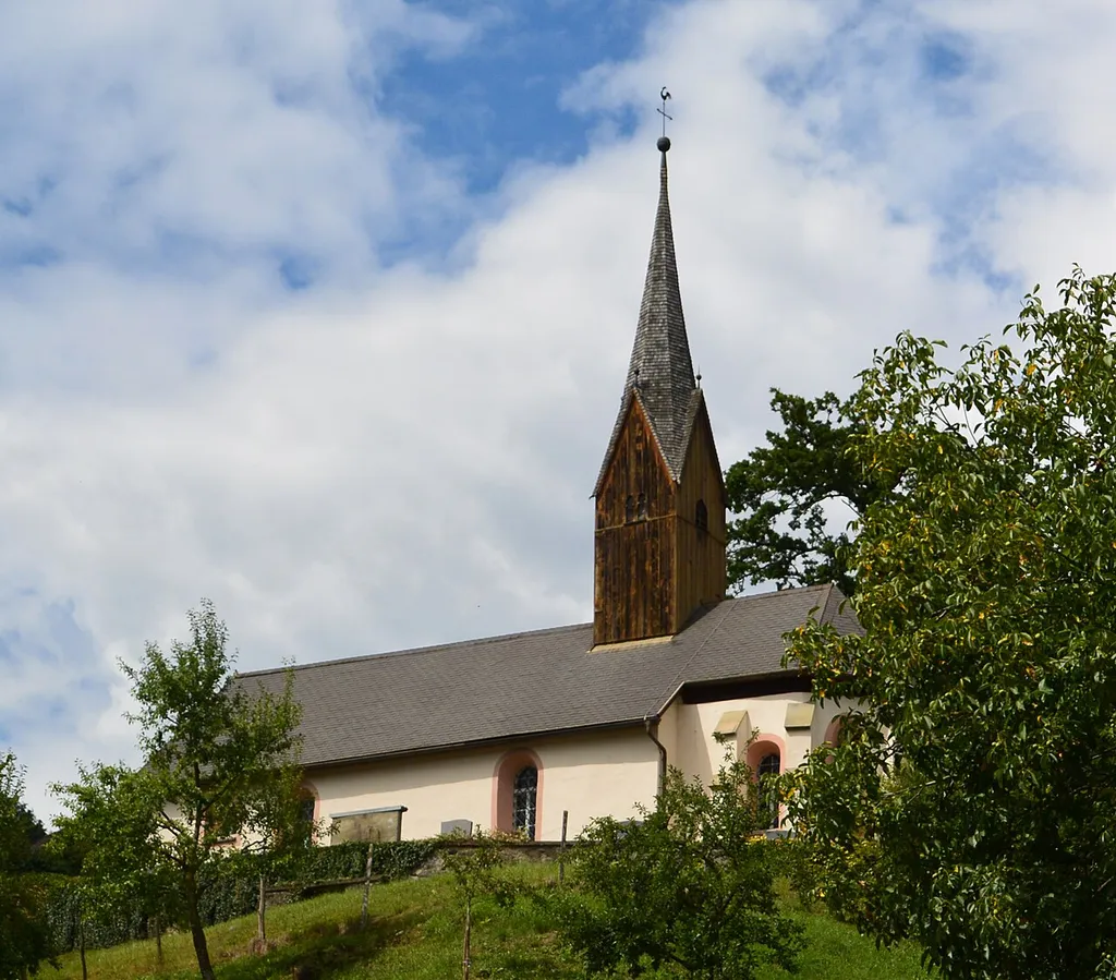 Parish church Sankt Paul ob Ferndorf in the community of Ferndorf