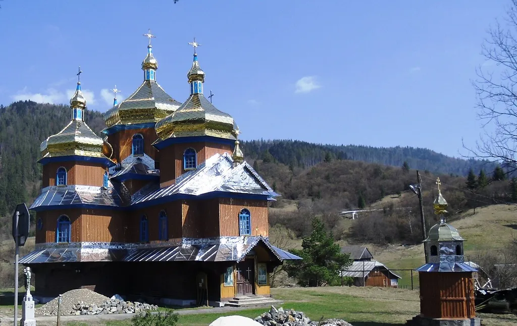 Wooden church of St.. Nicholas (1926), Kozyova, Skole district