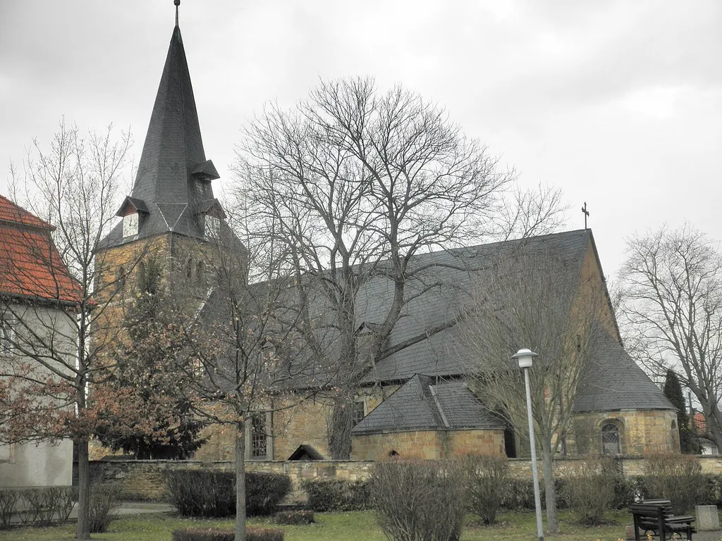Church in Leubingen (Sömmerda) in Thuringia