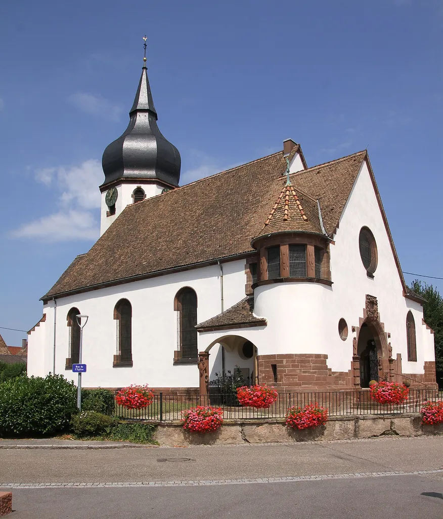 Lutheran church in Sessenheim.