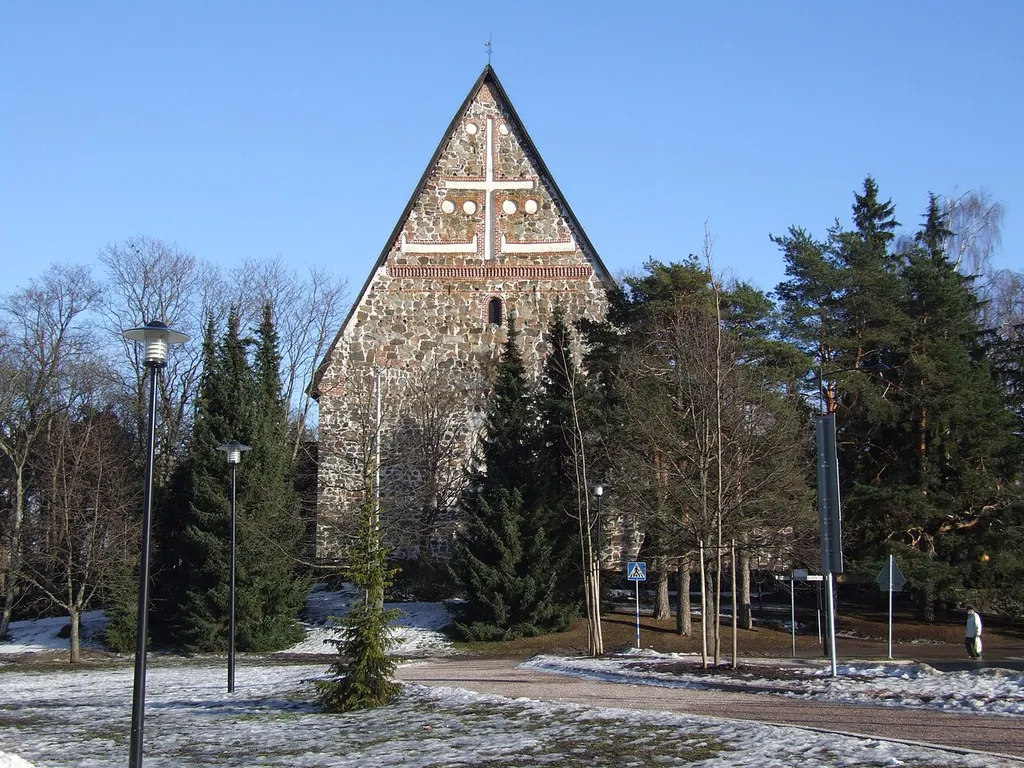 Lohja St. Laurence church in March 2007