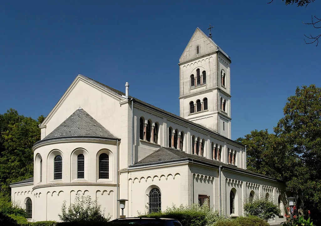 Castle Church in Düsseldorf-Eller, Germany