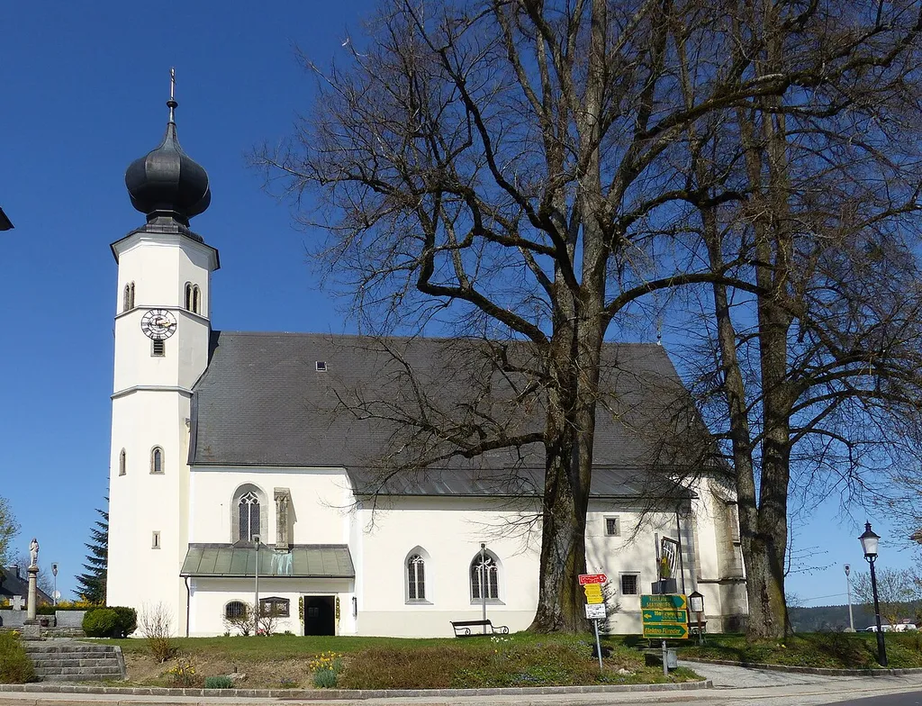 St.Veit im Mühlkreis ( Upper Austria ). Saint Vitus parish church.