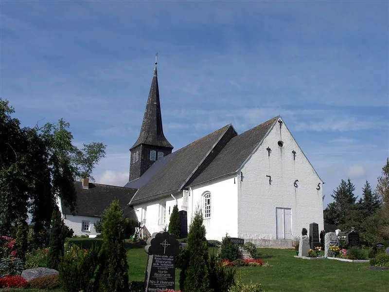 Medelby Kirke i Sydslesvig. Medelby kirke
