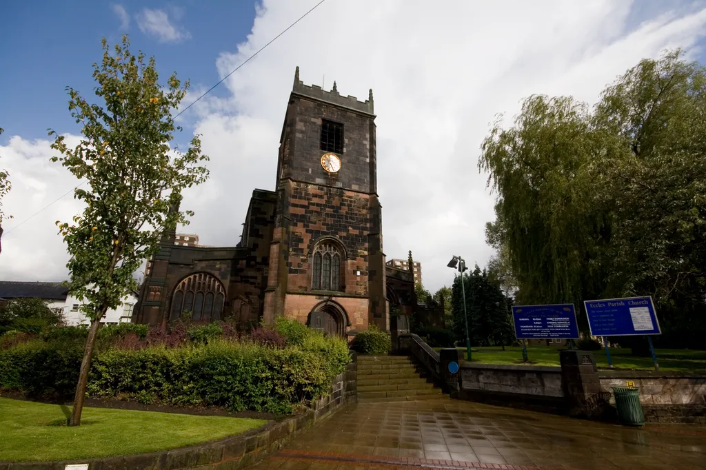 The parish church of St. Mary, in Eccles, Greater Manchester.