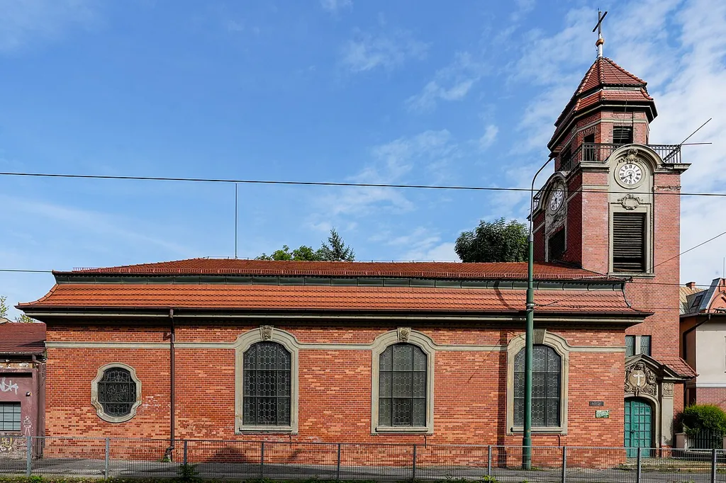 historic building from 1886 - St. John Evangelical Church in Sosnowiec,Żeromskiego street
