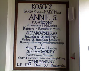 Saint Anne church in Bobrowniki