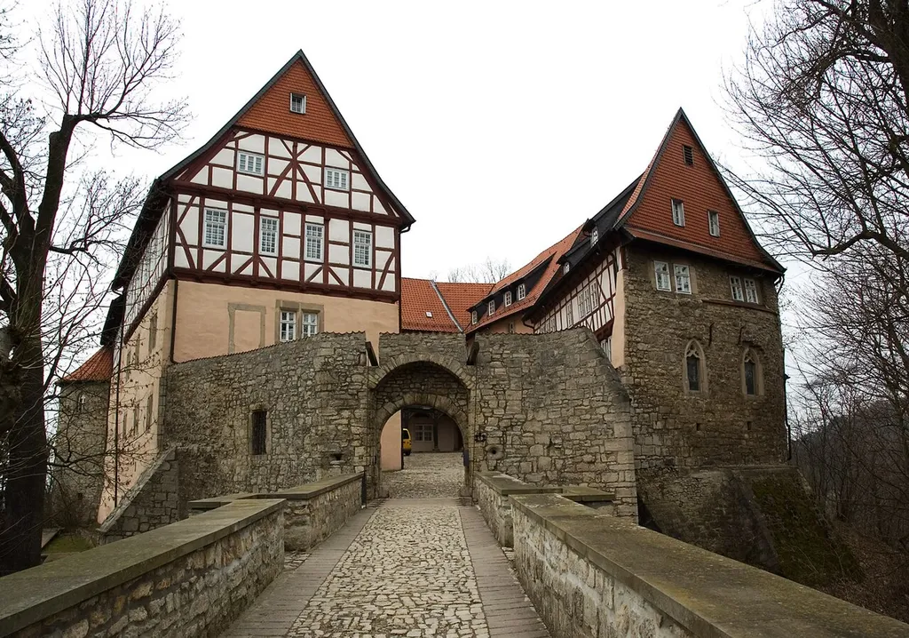 Castle Bodenstein, entrance, Germany