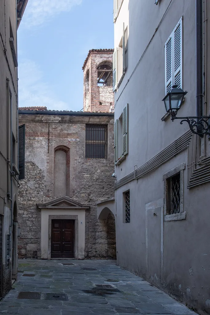 Facade San Zenone all'Arco church in Brescia