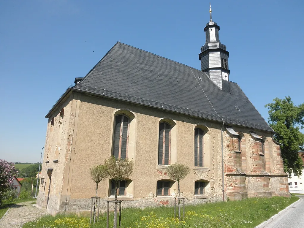 Church in Großstechau (Löbichau) in Thuringia