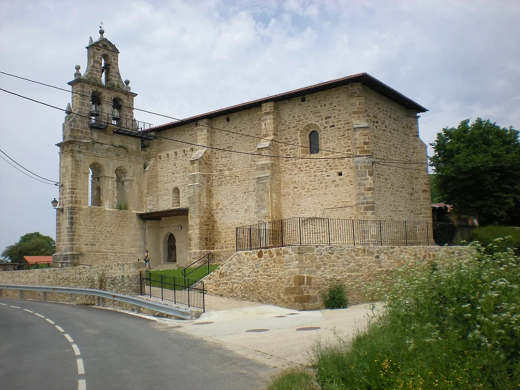 Saint Martin church, the parish church of Jugo (Álava-Araba).