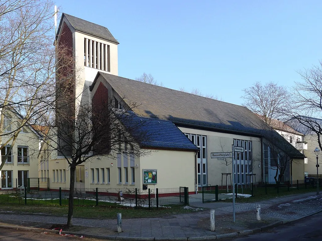 Blick auf die Kirche