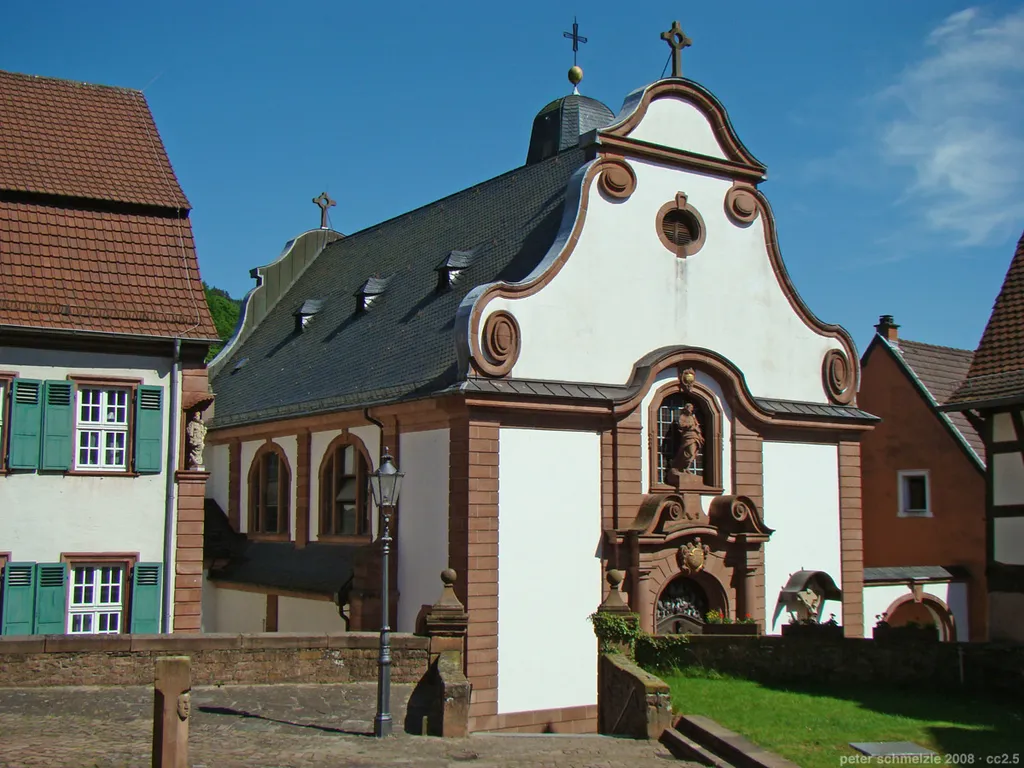 Katholische Herz-Jesu-Kirche in Neckarsteinach.
