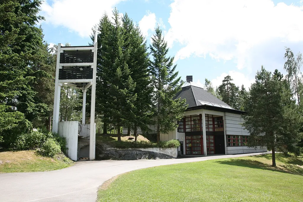 Skårer church in Lørenskog, Akershus, Norway