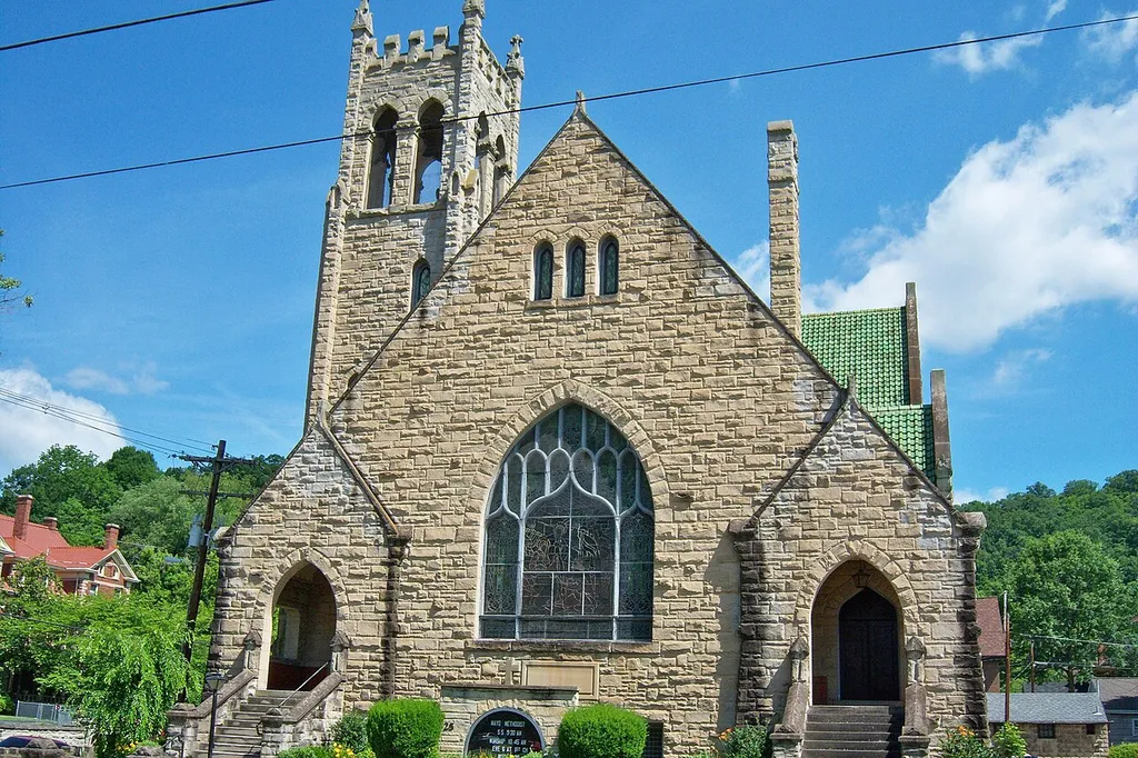 Mayo Memorial United Methodist Church in Paintsville, Kentucky.