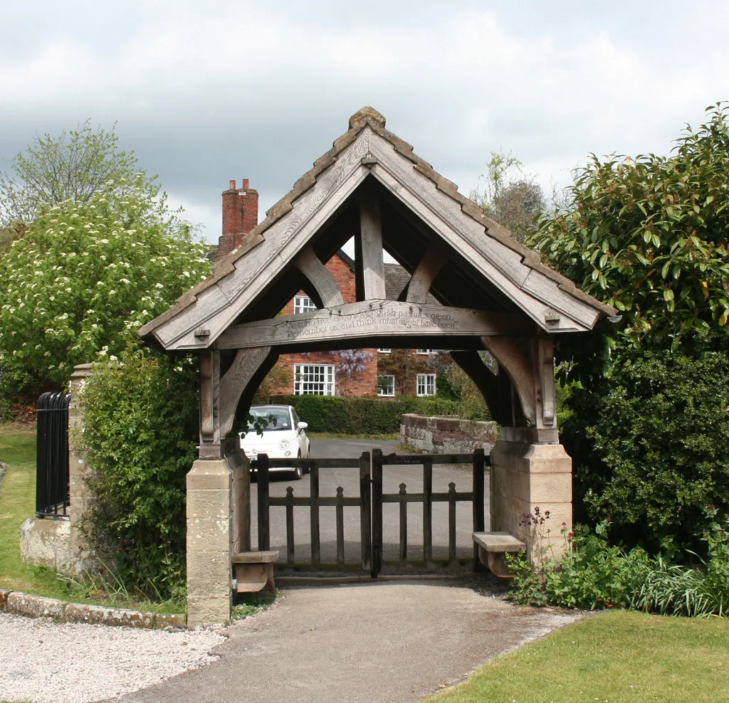Lychgate at St Michael's, Marbury (near Whitchurch)