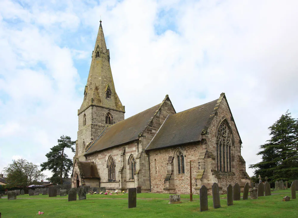 All Saints parish church, Nailstone, Leicestershire, seen from the east