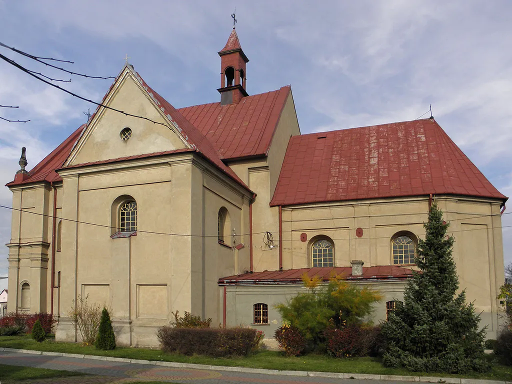 Białaczów, kościół par. pw. św. Jana Chrzciciela, XVI, kon. XVII, XIX