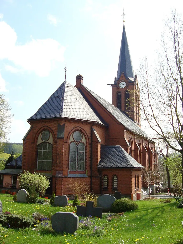 Kirche in Dorfchemnitz im Erzgebirge