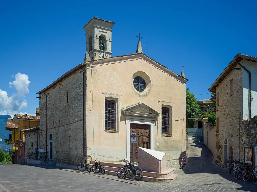San Bernardo (Bernard of Clairvaux) church in Montinelle, Manerba del Garda.