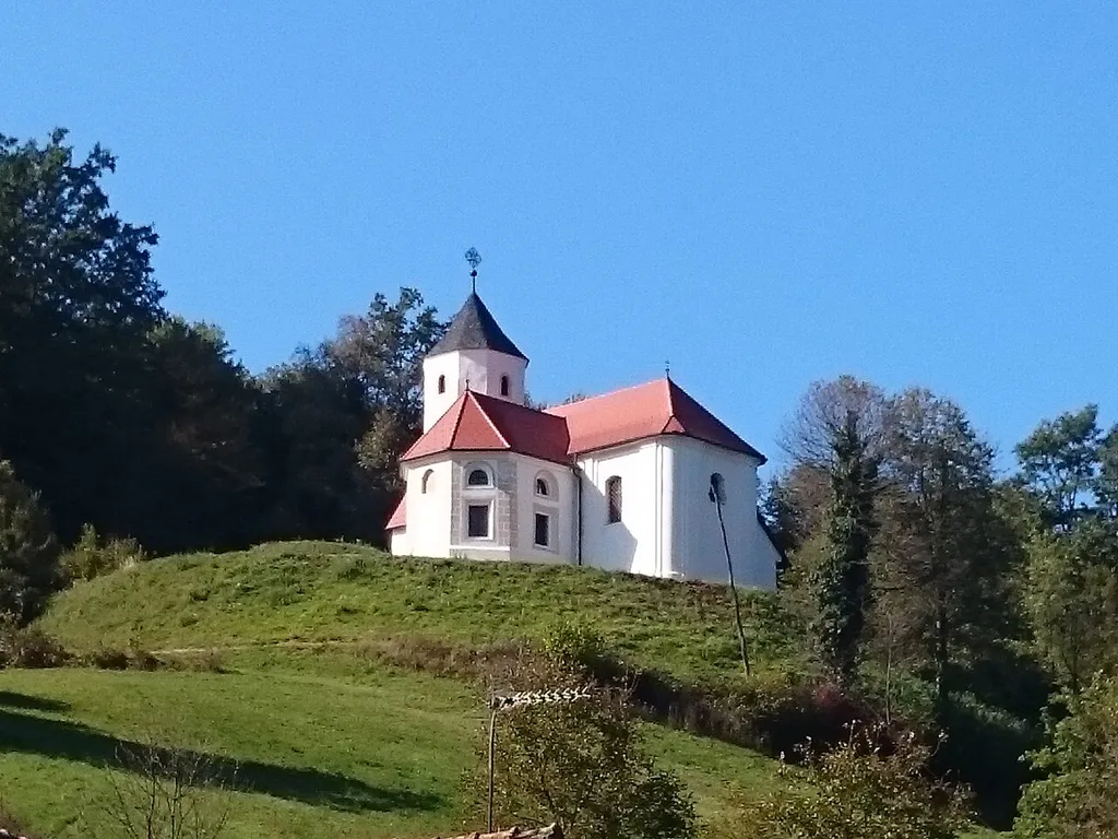 St. Pancratius's church above Lemberg pri Šmarju.