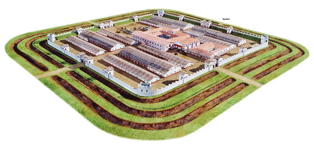Reconstruction attempt of the Weißenburg fort