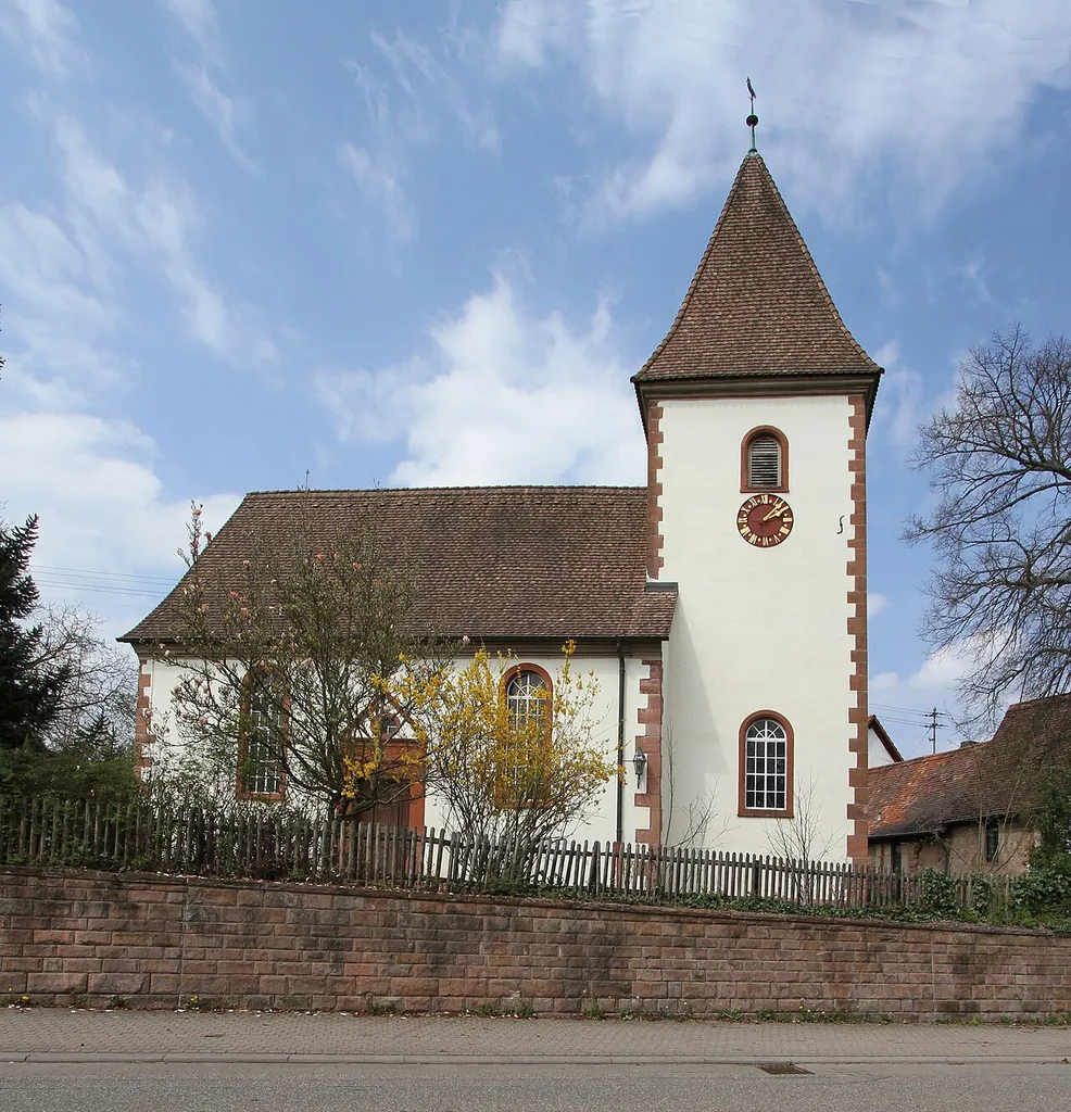 Protestant church in Queichhambach.