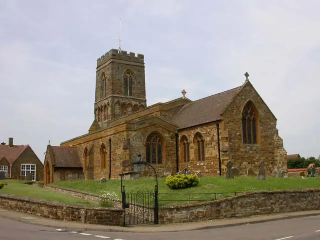 Church of St Mary the Virgin, Little Houghton. C13th with C19th remodelling.