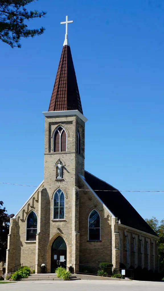 Sacred Heart Roman Catholic Church in Parkhill, Ontario.