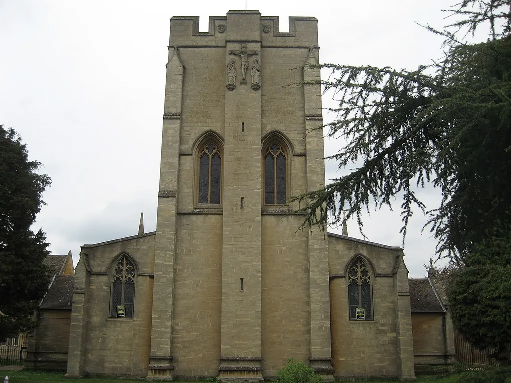 Parish church of St John the Evangelist, Iffley Road, Oxford, seen from the southwest