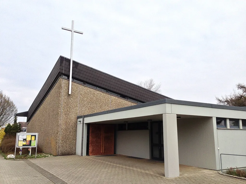 Allerheiligenkirche (Church of All Saints) in Ulm-Lehr, Germany, 2013