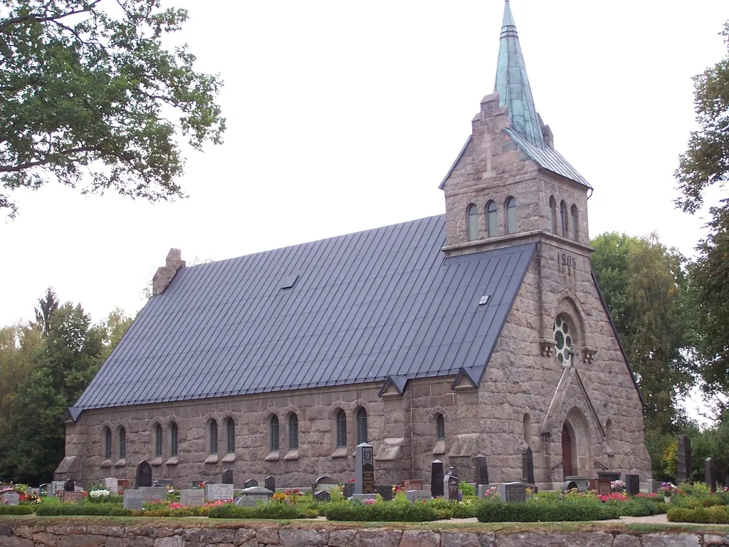 Flymen church from southeast, Karlskrona, Sweden
