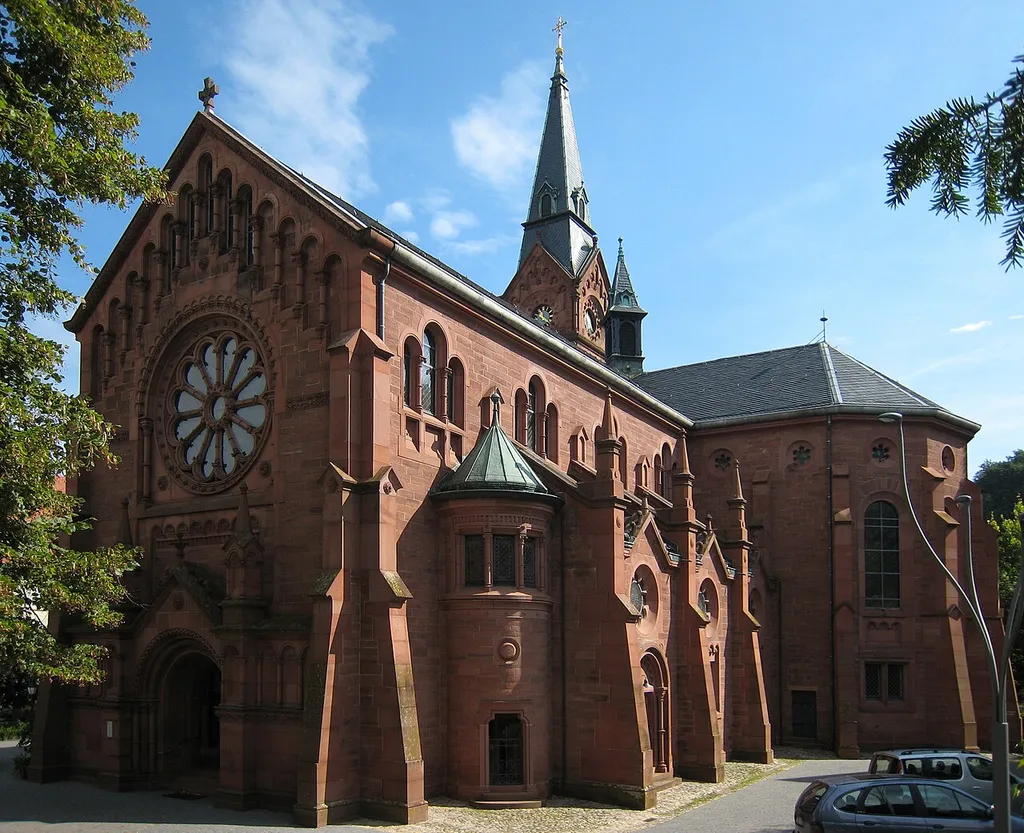 Pauluskirche in Badenweiler. Badenweiler/Süd-Schwarzwald/Deutschland