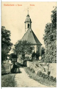 Kirche und Kirchhof Taubenheim (Sachgesamtheit) Straße der Jugend
