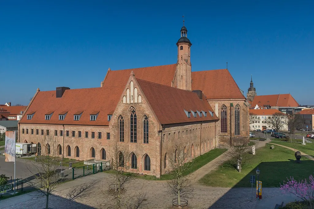 Monastery St. Pauli with St. Katharinenchurch in the background in Brandenburg an der Havel (Germany)