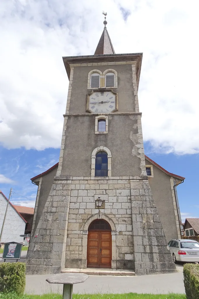 Église de L'Isle, canton de Vaud (Suisse).