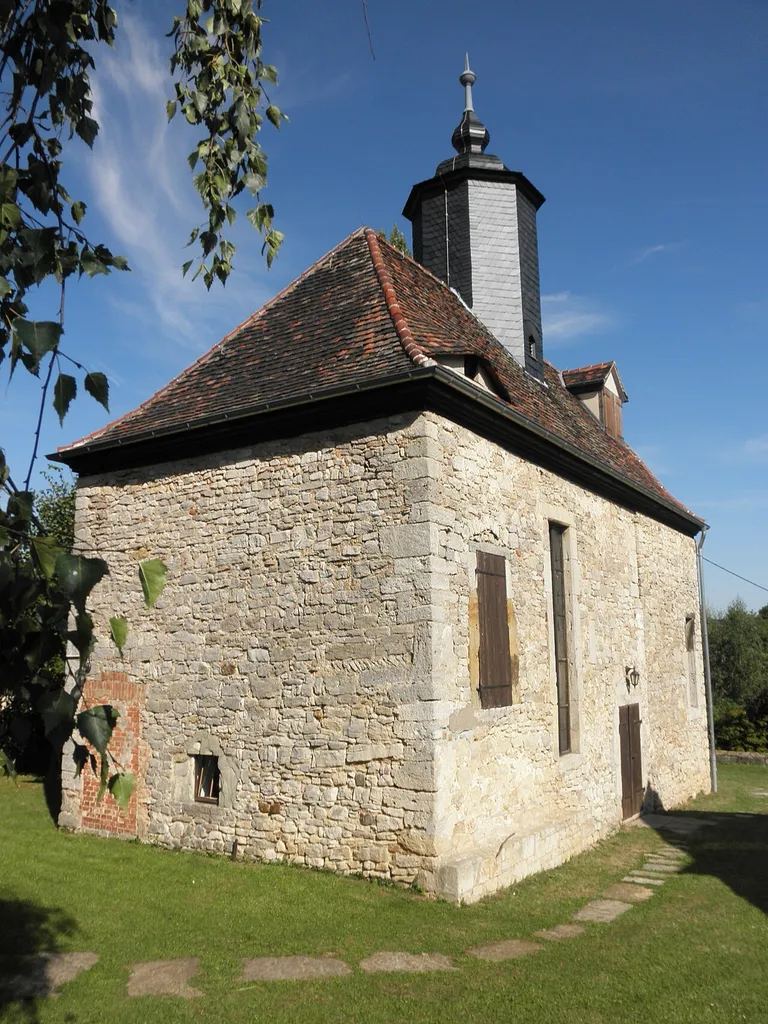 Church in Schleuskau (Frauenprießnitz) in Thuringia