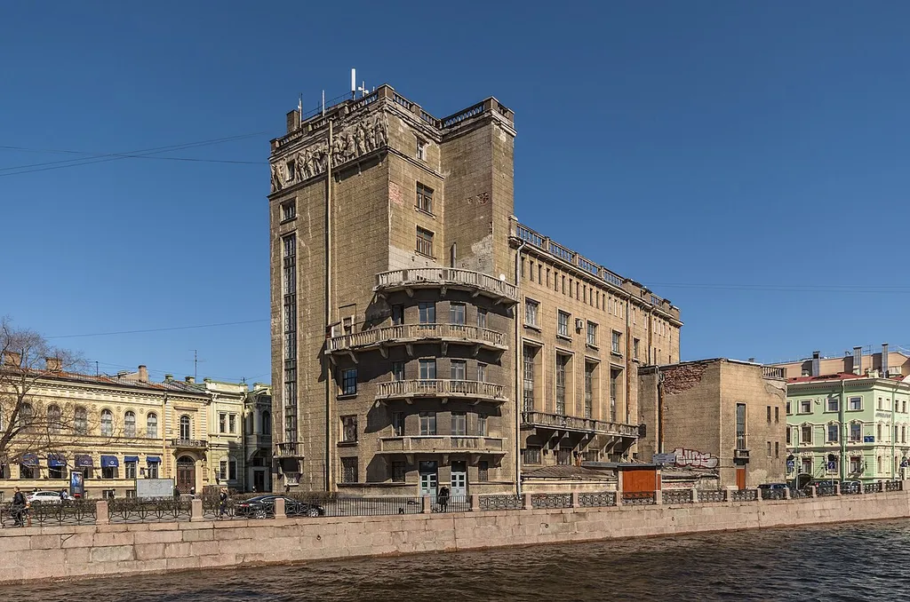 Postal Workers House of Culture (former Deutsch reformist church) in Saint Petersburg