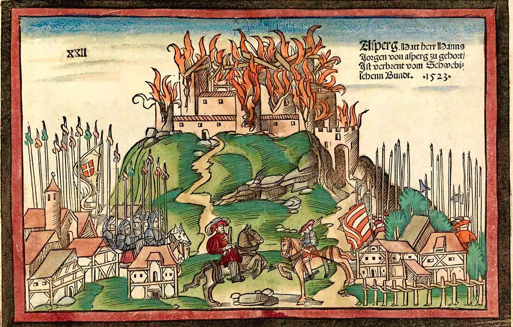 Holzschnitt von Hans Wandereisen.1523