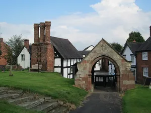 Lychgate approximately 35 metres to east of Church of St Luke