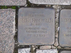Stolperstein dedicated to Recha Hamburger