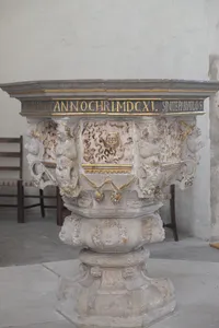 Baptismal font of Oberkirche Unser Lieben Frauen (Burg bei Magdeburg)