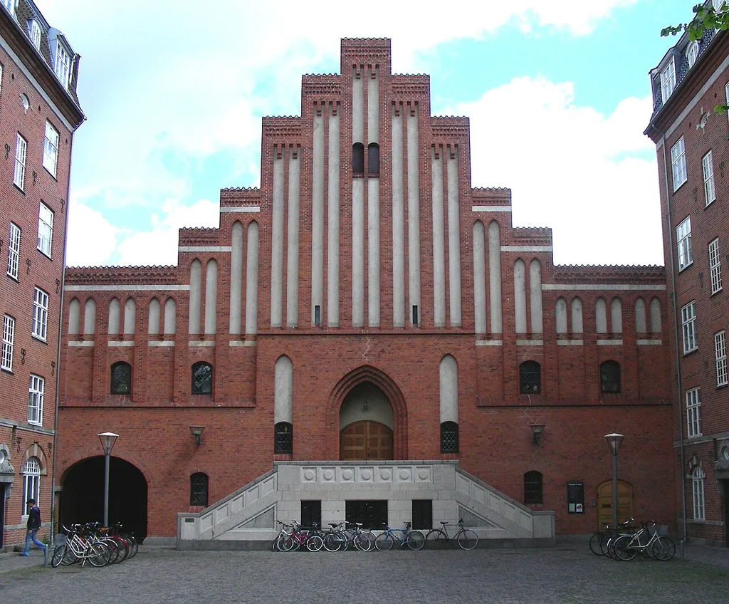 Blågårds Kirke, Copenhagen, Denmark. Front.