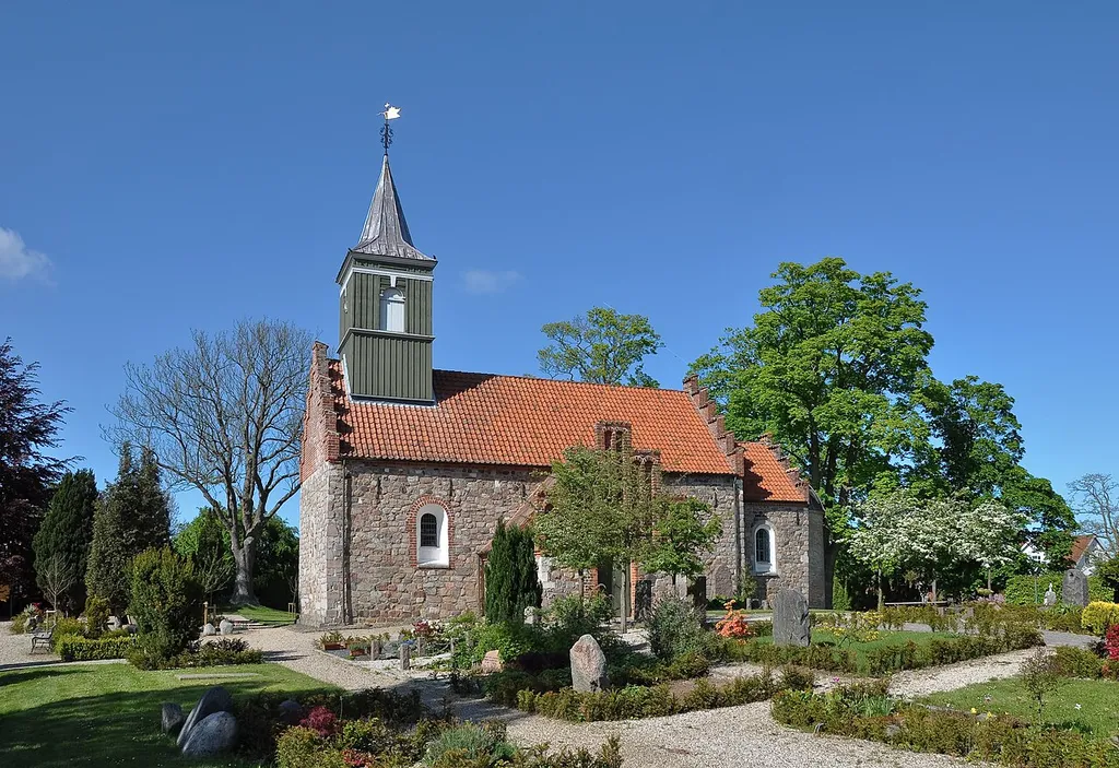 Nødebo Church in Hillerød Municipality, Denmark.
