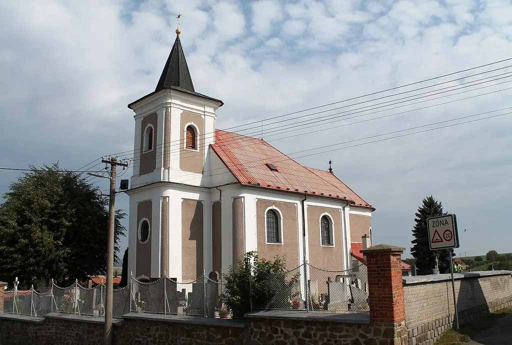 Church of Saint Barbara, Velešovice, Vyškov District, Czech Republic